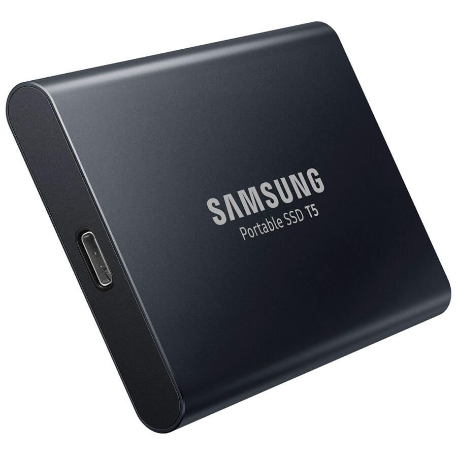 外付けハードディスク・ドライブ SAMAUNG Portable SSD T5 500GB HD Portátil Samsung SSD T5 - Loja OnVideo