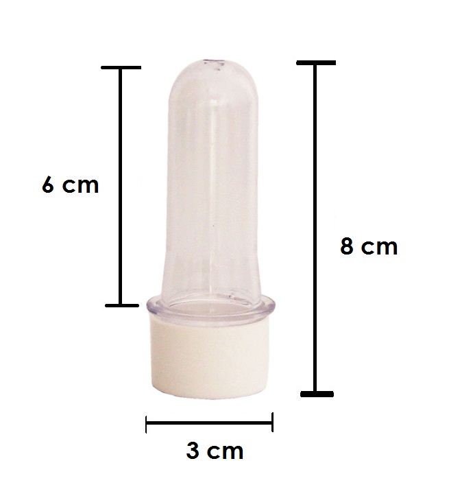 tubete para lembrancinhas de 8 cm