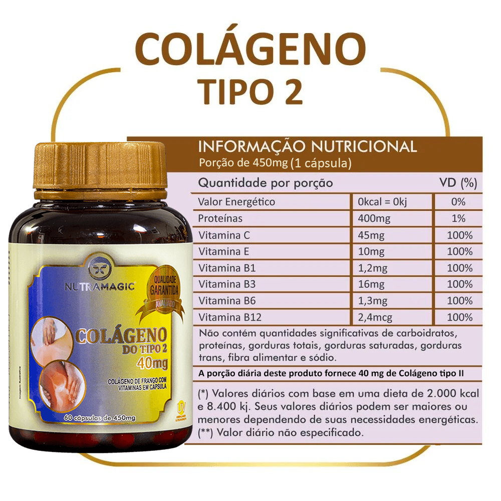 Colágeno tipo 2, Para que serve e benefícios