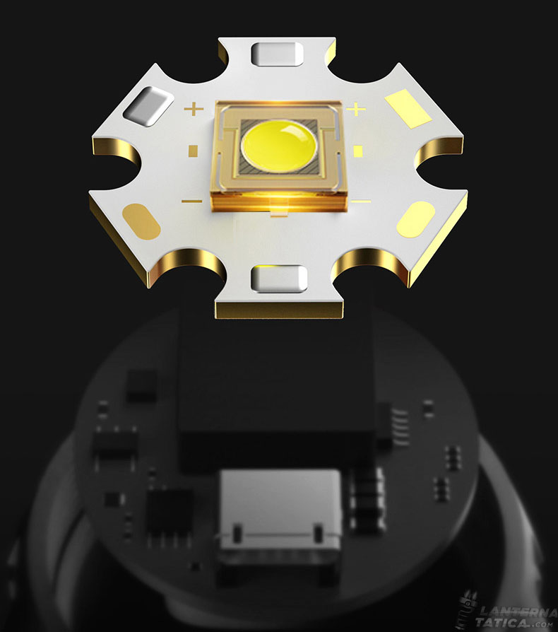 Lanterna Tática Militar Falcon™ - 3 em 1 - Lanterna, Lampião e Sinaliz