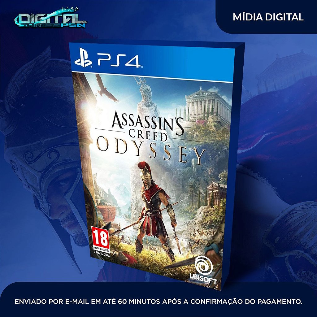 Assassins Creed Odyssey PS4 Mídia Digital - DigitalGamesPSN