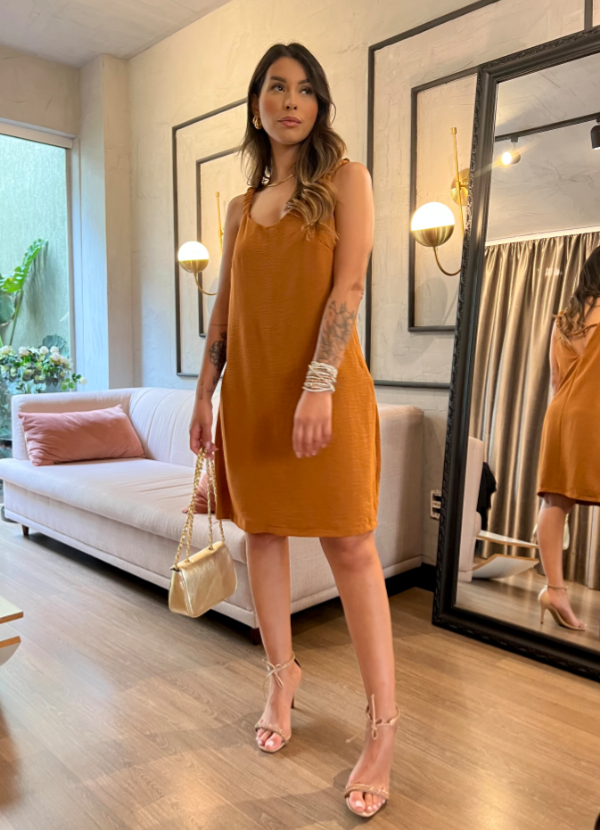 Sale vestido em malha crepe Free Shipping Black Friday