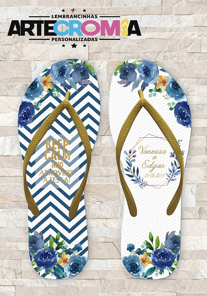 preços de chinelos personalizados