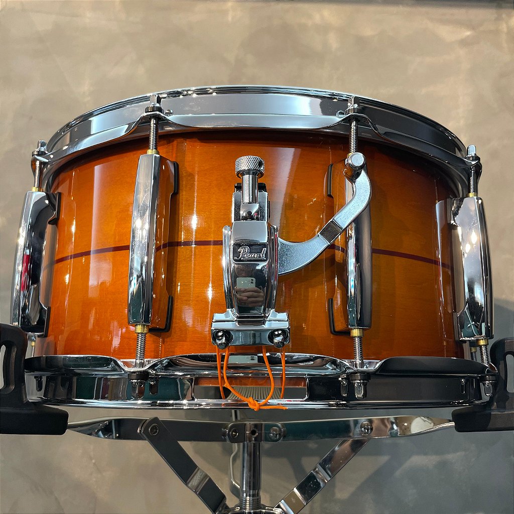 Caixa Pearl Masters MCT Maple Almond Red Stripe 14X6,5