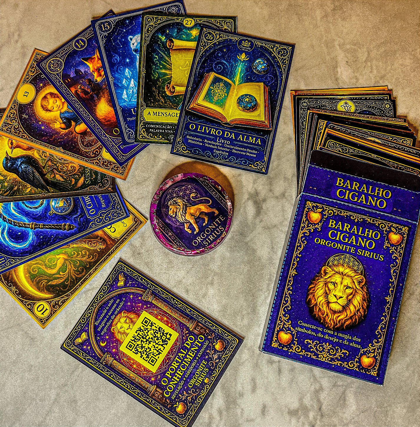 Tarot cigano Orgonite Sirius