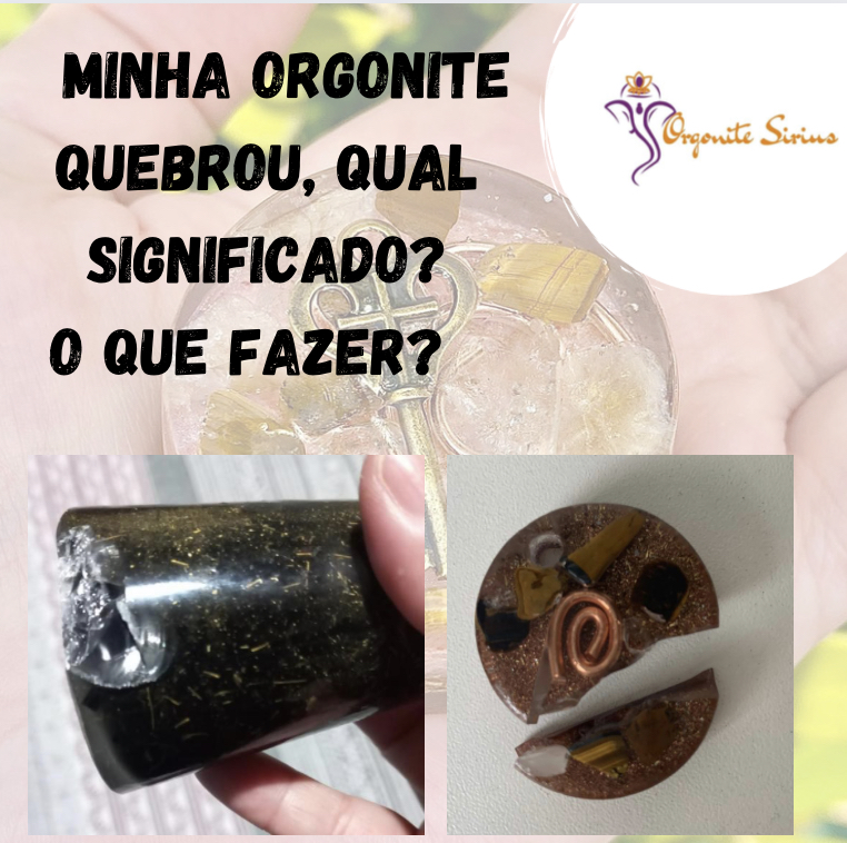 Orgonite quebrada