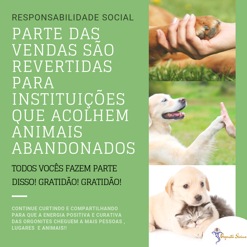 Ajuda aos animais - responsabilidade social