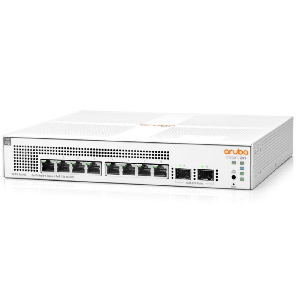 Switch Aruba Instant On 1930 L2 8G CL4 PoE 2P SFP 124W