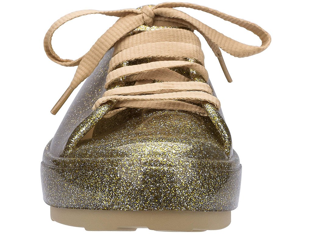 tenis dourado melissa