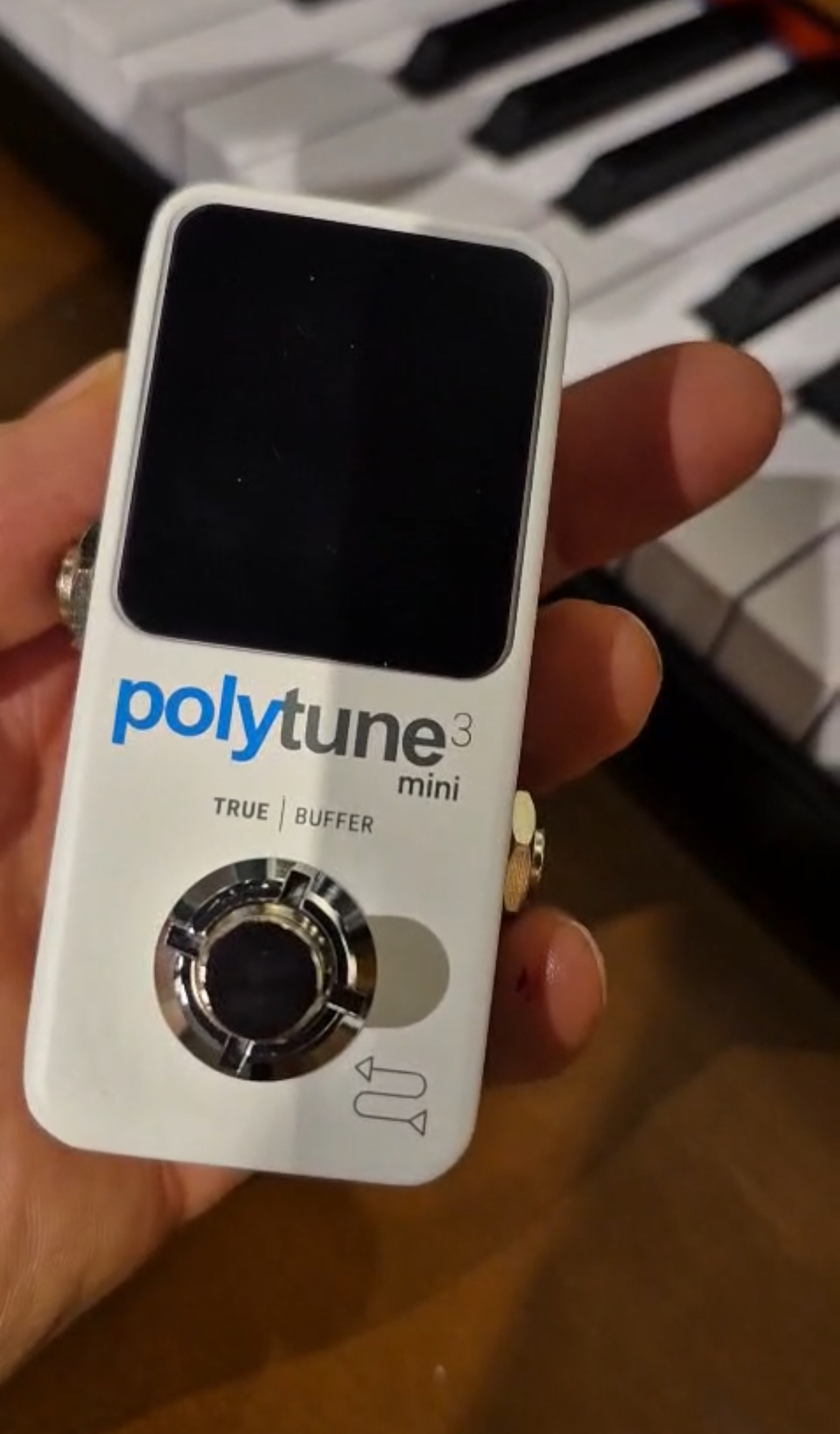 Pedal Afinador - Tc Electronic - Polytune 3 Mini - 2 Anos De