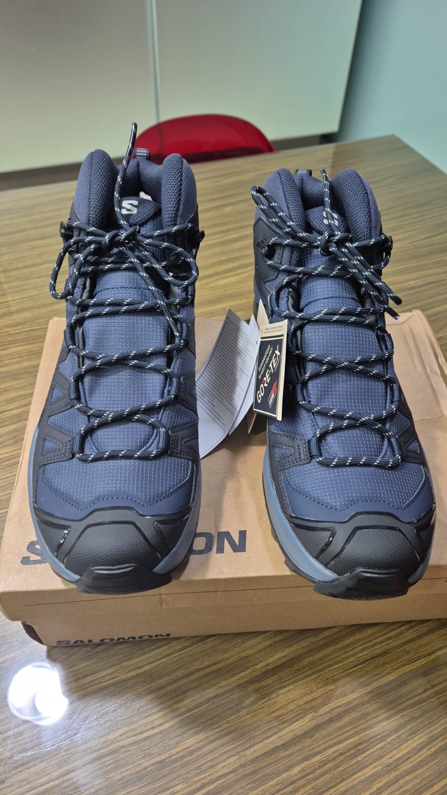 Bota Salomon X Ultra 360 MID GTX Masculina - Azul - CIA das BOTAS
