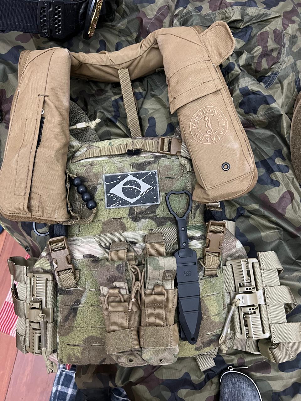COLETE - PLATE CARRIER K19 3.0 - COR MULTICAM ORIGINAL - AGILITE