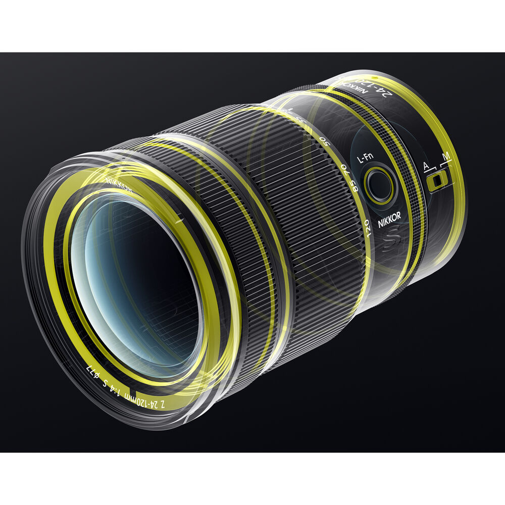Lente Nikon NIKKOR Z 24-120mm f/4 S. Estoque Disponível. - Bella