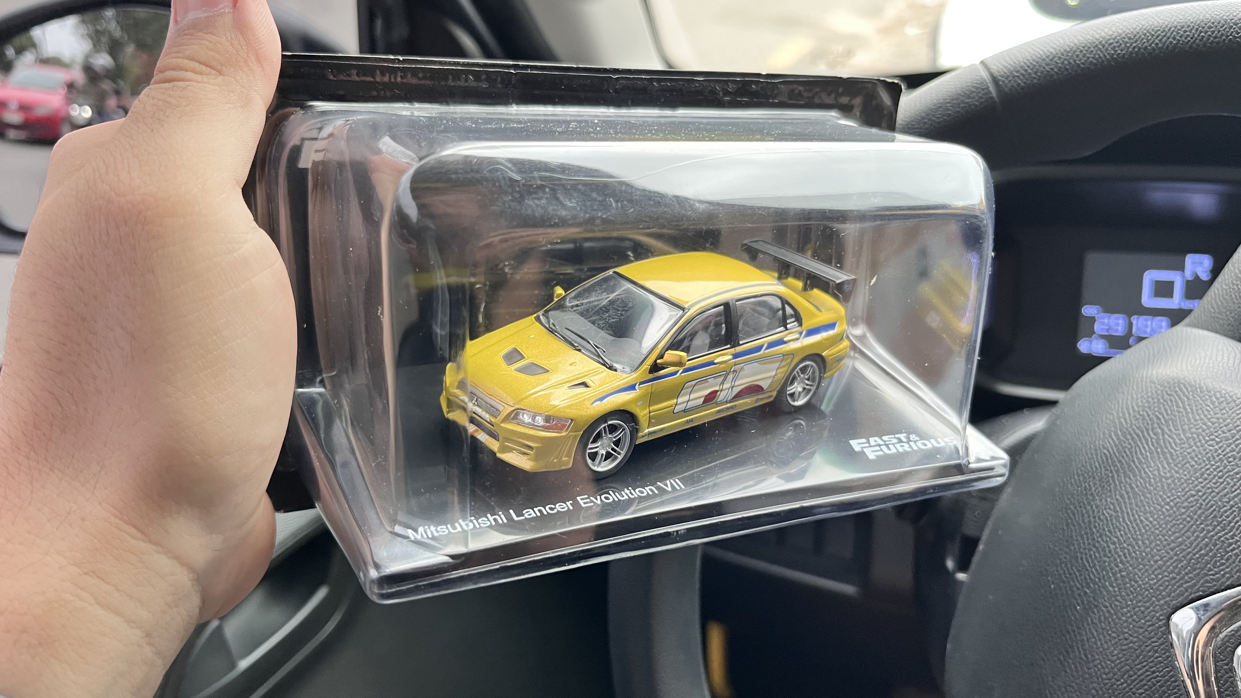 Miniatura Velozes E Furiosos Brian Mitsubishi Lancer evo VII - 1