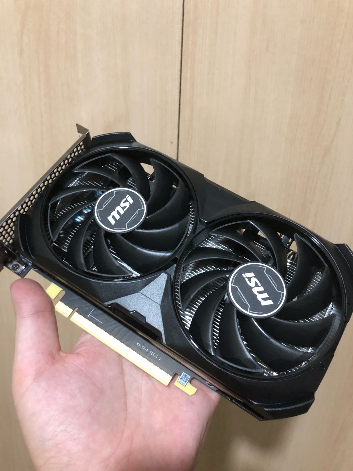 Placa de Video MSI GeForce RTX 4060 Ti Ventus 2X Black OC 8GB