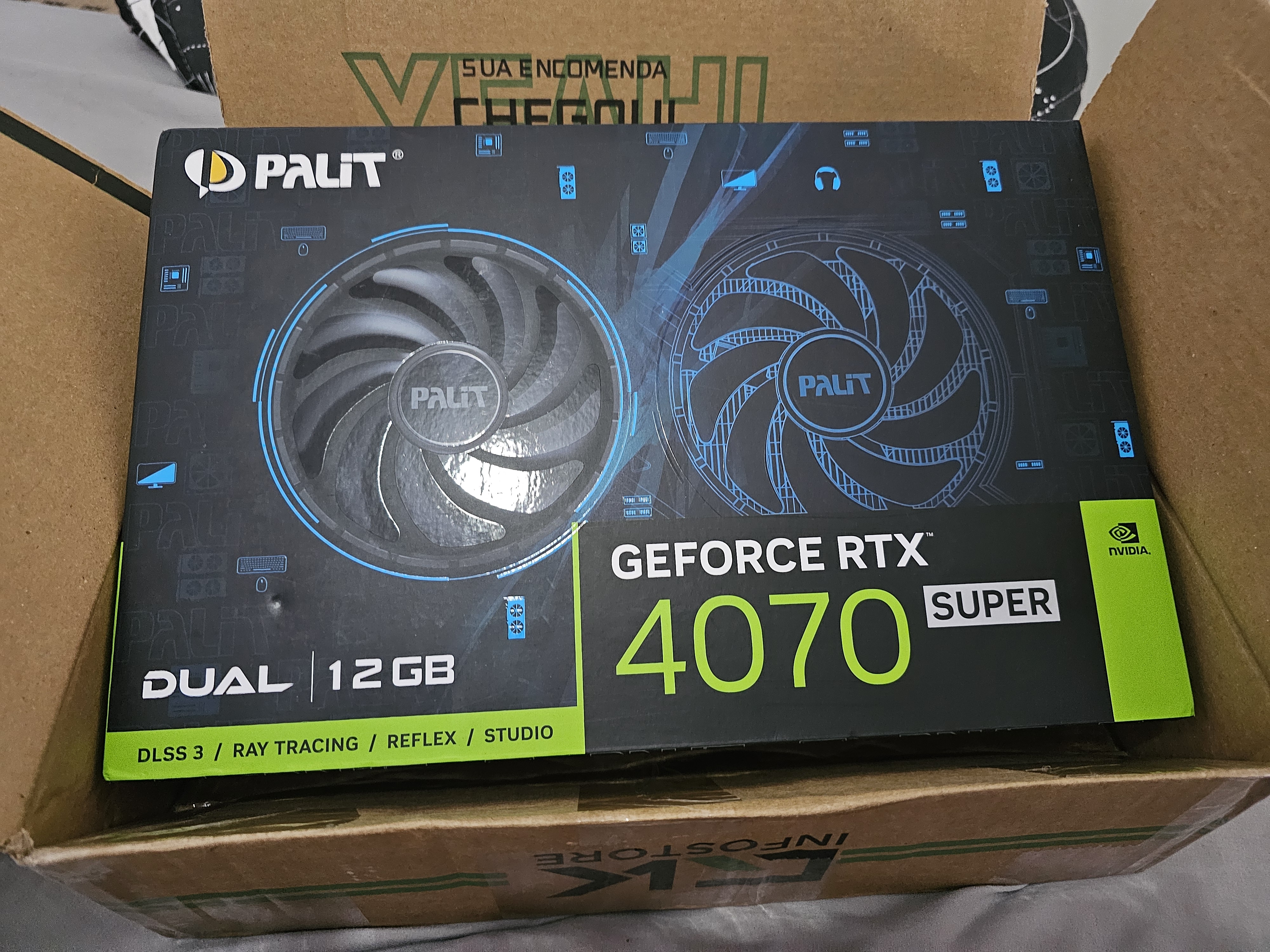 Placa de Video Palit GeForce RTX 4070 Super Dual 12GB | GK