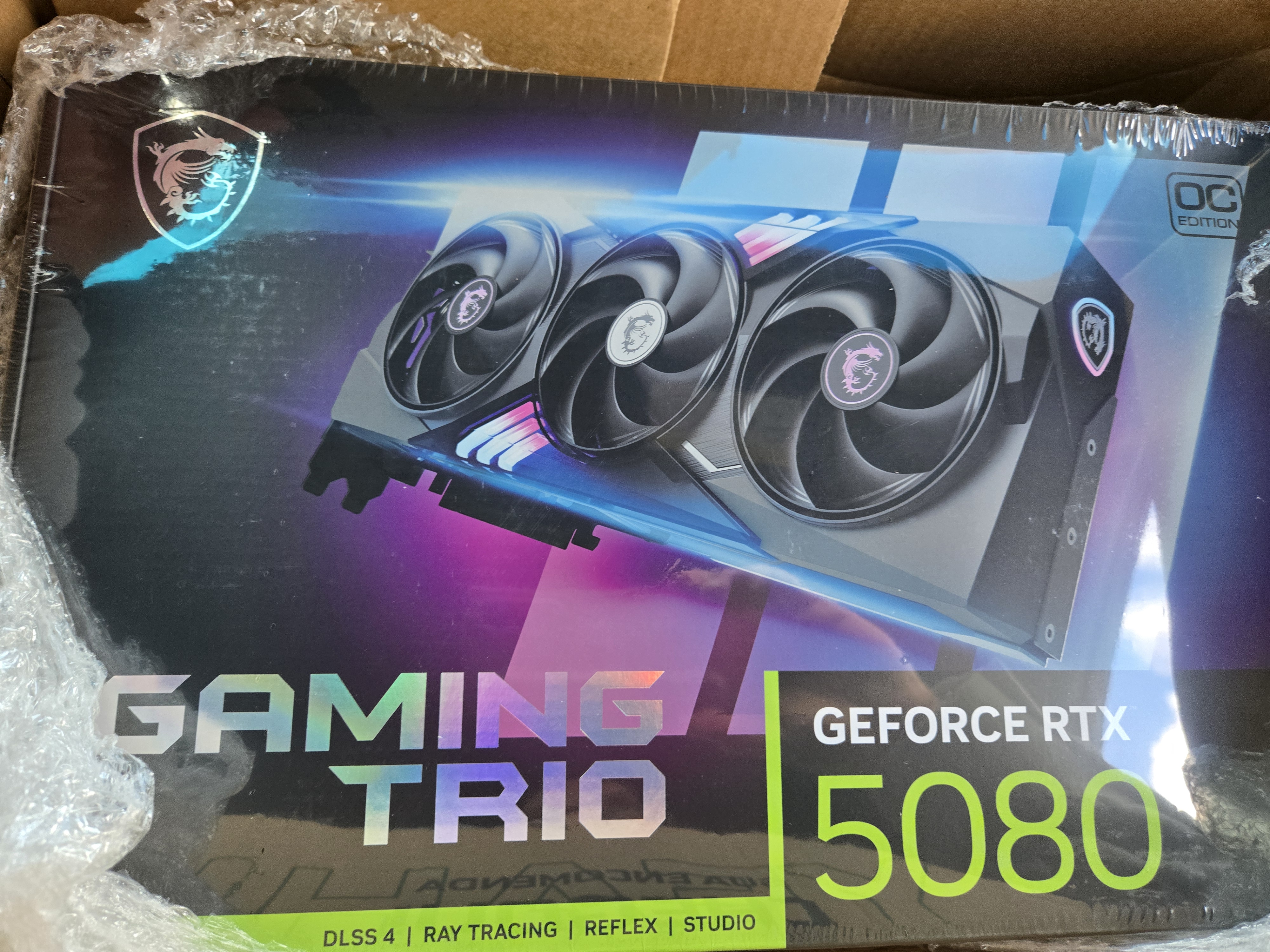Placa de Video MSI GeForce RTX 5080 Trio 16GB GDDR7 | GK Infostore