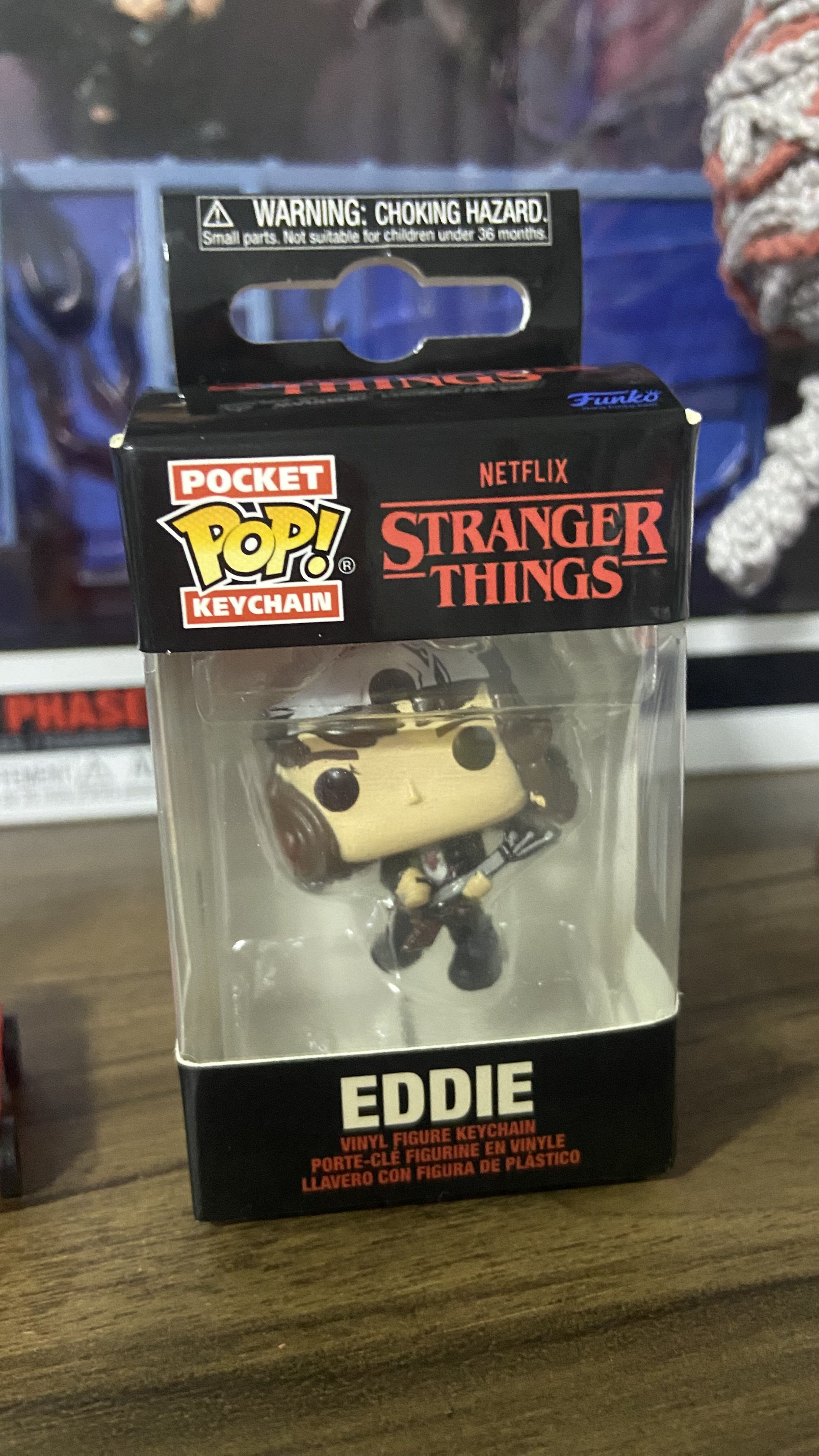 Chaveiro Funko Pocket Pop Stranger Things Eddie Exclusive - Game