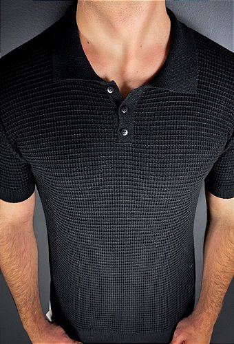 トップス tdk_void polo Polo Tricot Dark Navy