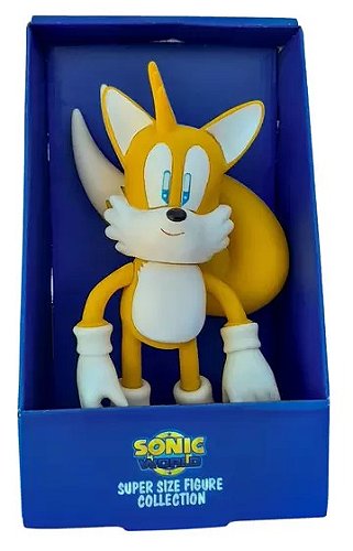 Boneco Action Figure Sonic Articulado Grande Super Size - 23cm - Sonic  World - Action Figure - Brinquedos