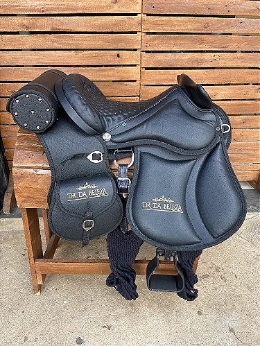 Sela De Cabeça Em Gel com Alforge E Porta Bebidas Especial Cavalgada - PERSONALIZADA