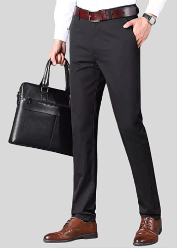 Calça Bege Camisa Azul Marinho Com CalÇa Preta Calça Sarja Azul