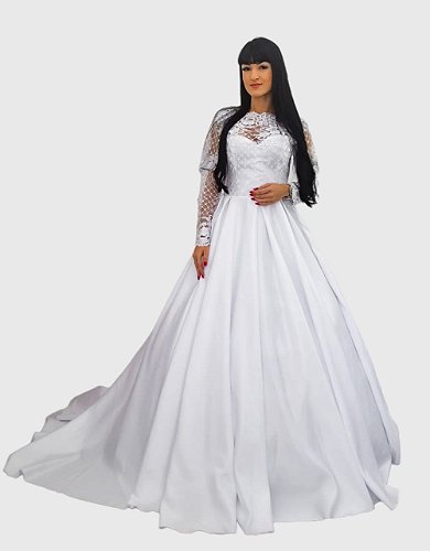 Vestido de Noiva Modelo Isa Com Anágua de Armação - Loja Moda Sunset - o  melhor da Moda Feminina.
