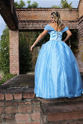 Fantasia Princesa Cinderela Adulto - Loja Moda Sunset - o melhor da Moda  Feminina.