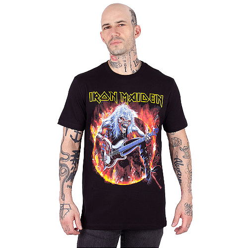 Camiseta Iron Maiden Live After Death Preta Oficial - Art Rock
