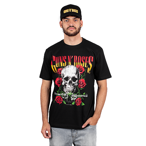 Camiseta Guns N' Roses Tour 87 88 Oficial - Art Rock Camisetas