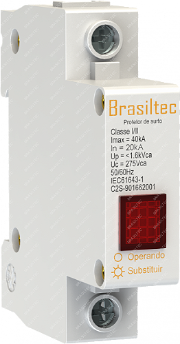Chave De Transferencia Manual Bipolar 2 Polos 63A Brasiltec - 3R