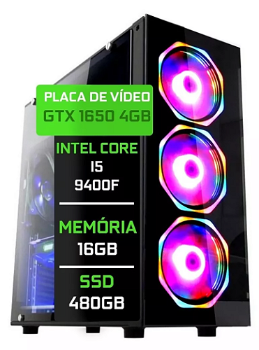 Computador Intel Core i5 10400F - 16Gb Ram - SSD 480Gb - PC Desktop com o  melhor preço é na Coimbra Virtual