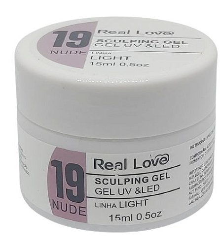 Gel Linha LIGHT Sculping 3 Pink 15ml – Real Love – Usina das Unhas