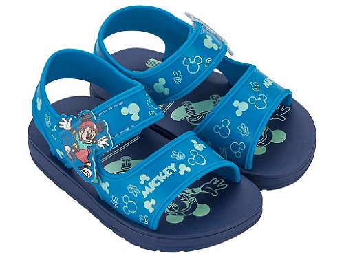 Sandália Slide Azul Kids Sonic
