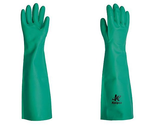 Luva Nitrílica Kalipso KA10 Verde - Equipamentos de Proteção