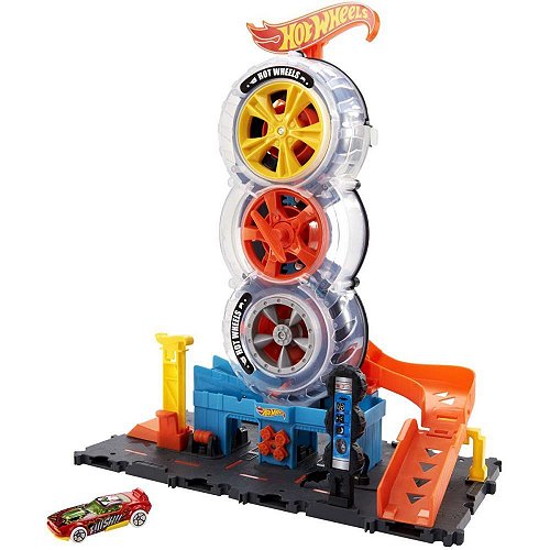 Pista Hot Wheels City Mega Garagem Espiral - Mattel