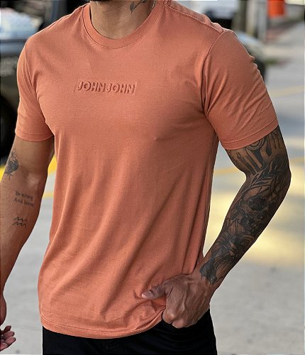 CAMISETA JOHN JOHN LOGO PRETA - HENRI STORE MULTIMARCAS