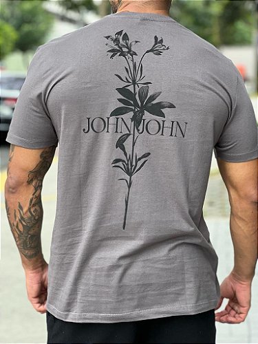 Camiseta Slim Fit Flower Vintage John John Masculina 42.54.5351