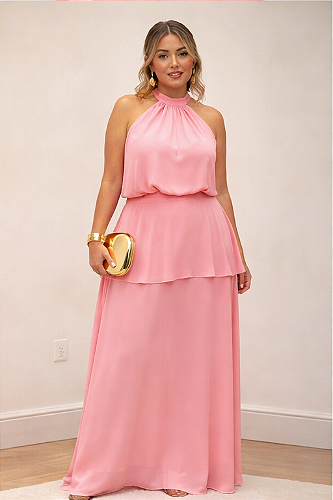 strapless open back dress Fuchsia Hot Pink Infinity Dress Multiway Bridesmaid Dress