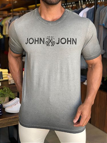 Camiseta John John Caveira Glossy Masculina no Shoptime