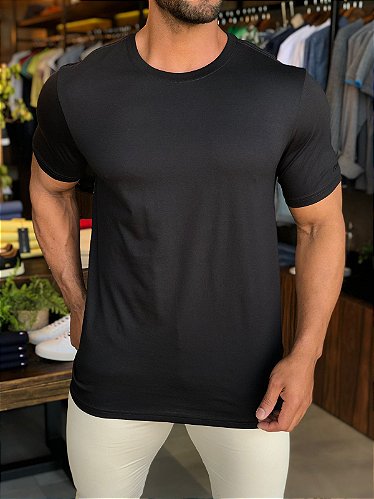 CAMISETA JOHN JOHN BASIC LOGO MASCULINA BRANCA - Mystore Fashion Man