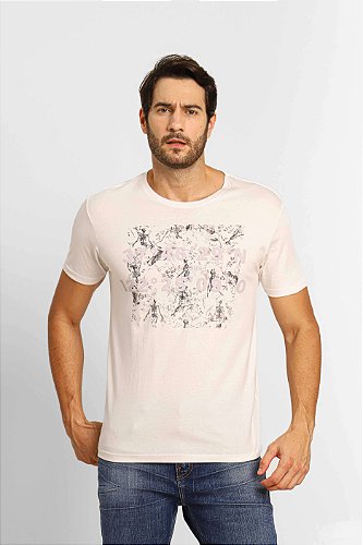 Camiseta John John Skull Square Preta - Compre Agora