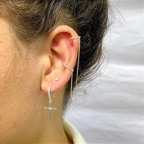 Piercing Hélix Correntes - Comprar em Amici Pratas