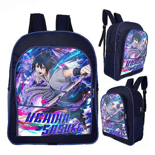 Kit Mochila Escolar Boruto Naruto Infantil de Carrinho Rodinhas