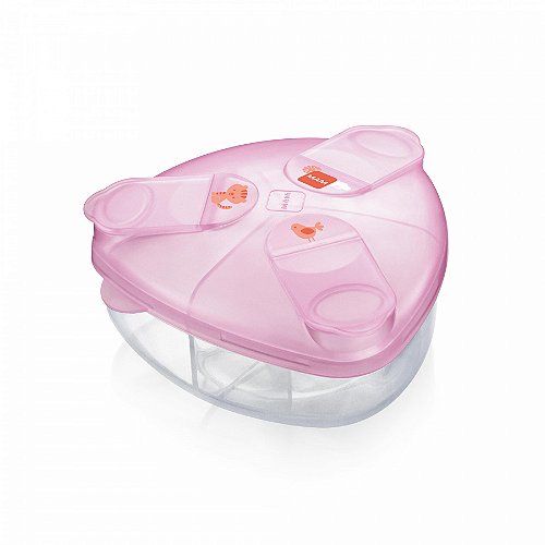 Dosador Porta leite em pó azul - MAM - Baby Buys Brasil