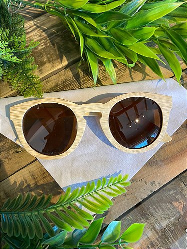 Óculos de sol - detalhado - bambu - http://biioverde.com.br/