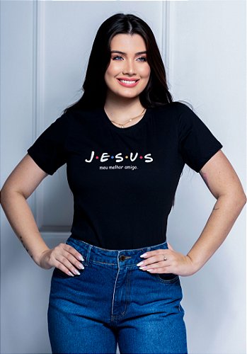 JESUS MEU MELHOR AMIGO - COR MESCLA - Delbo T-Shirts - a maior fabricante  de T-shirts do Brasil