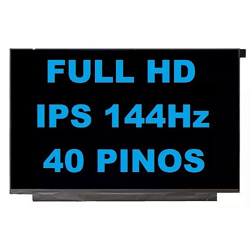 Tela 15.6 Full HD 144Hz 40 Pinos Fosca B156HAN08.2, B156HAN08.0, B156HAN08.3