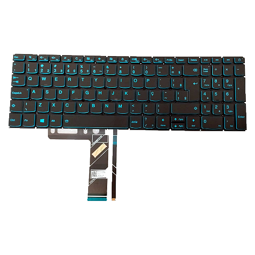 Teclado Notebook Lenovo IdeaPad Gamer L340 Iluminado Layout em inglês