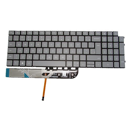 Teclado Compatível Notebook Dell Inspiron 15 3511 3515 5515 7510 5510  -  Retroiluminado